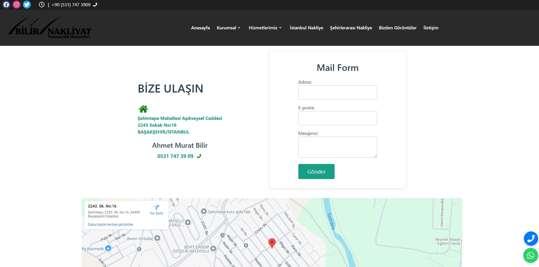 Bilir Nakliyat – Güvenli ve Profeyonel Nakliye Platformu image 3